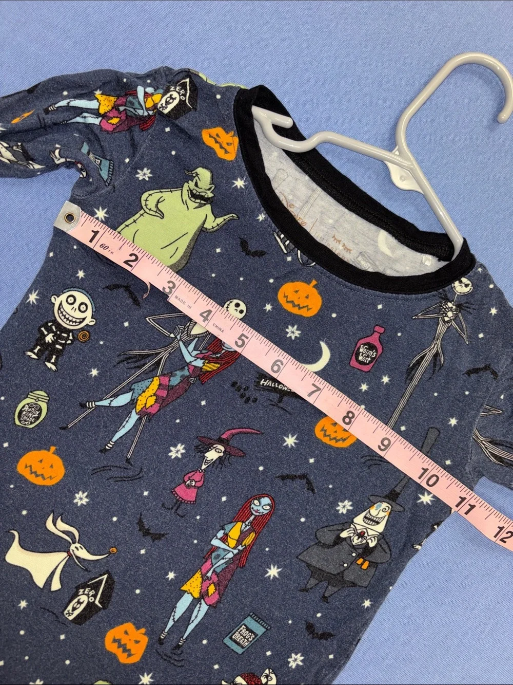 Little Sleepies Jack Skellington bamboo pajamas set 4T nightmare Christmas